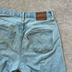 Light blue Levi’s 501s